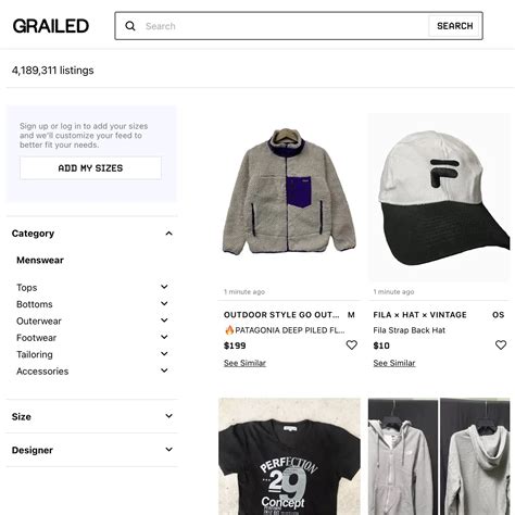 fake clothes on grailed - authentic faux clothing.